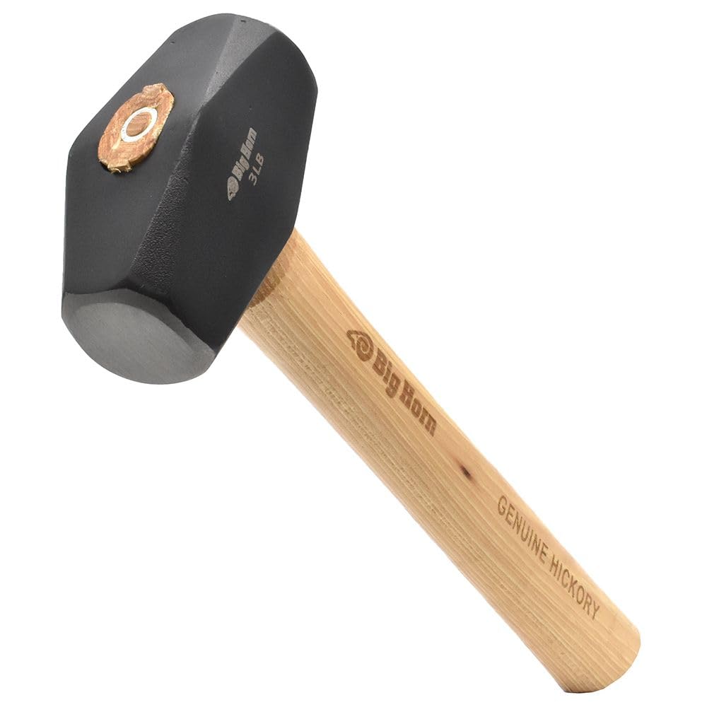 Big Horn 15125 3 Lb Drilling Hammer – Forged Steel Head, Double